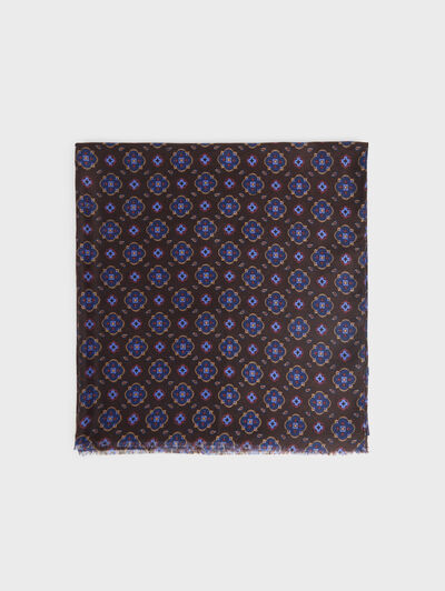 FOULARD PRINT MARRÓN