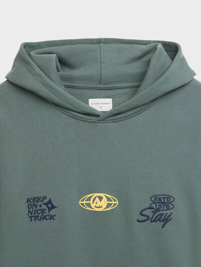 SUDADERA LIMITS VERDE