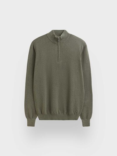 JERSEY CREMALLERA VERDE