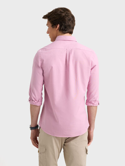 CAMISA OXFORD DYE ROSA