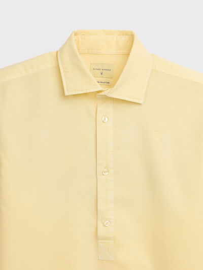 POLERA OXFORD DYE AMARILLO