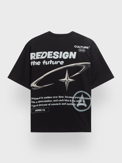 CAMISETA CULTURE NEGRO