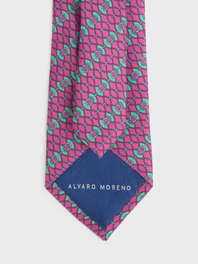 CORBATA PRINTED FUCSIA