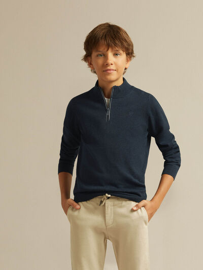 JERSEY LORENZO KIDS AZUL MARINO