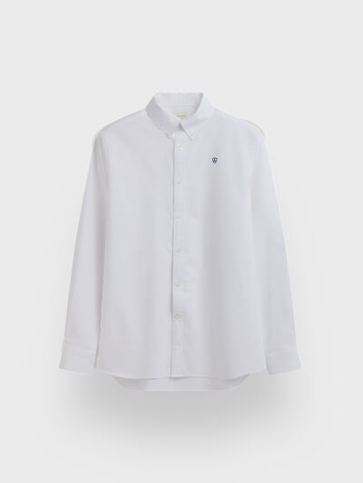 CAMISA OXFORD BASIC BLANCO
