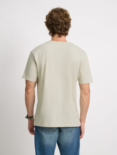 CAMISETA MELANGE CRUDO