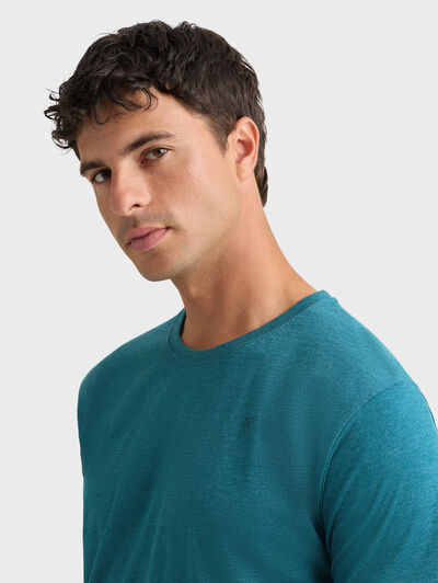 CAMISETA MELANGE VERDE