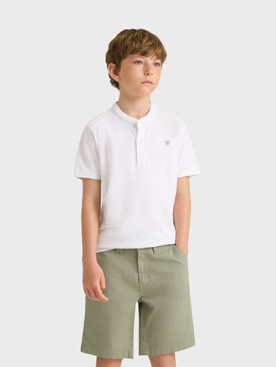 POLO MAO KIDS BLANCO
