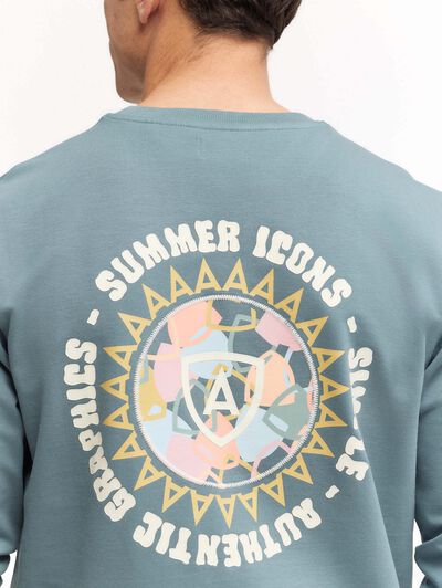 SUDADERA ICONS VERDE