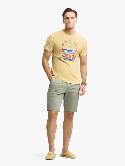 CAMISETA CREW AMARILLO