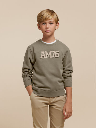 SUDADERA OFFICIAL KIDS VERDE