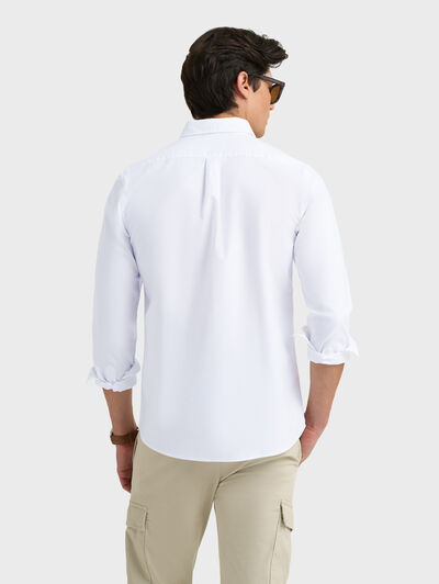 CAMISA OXFORD POCKET DYE BLANCO