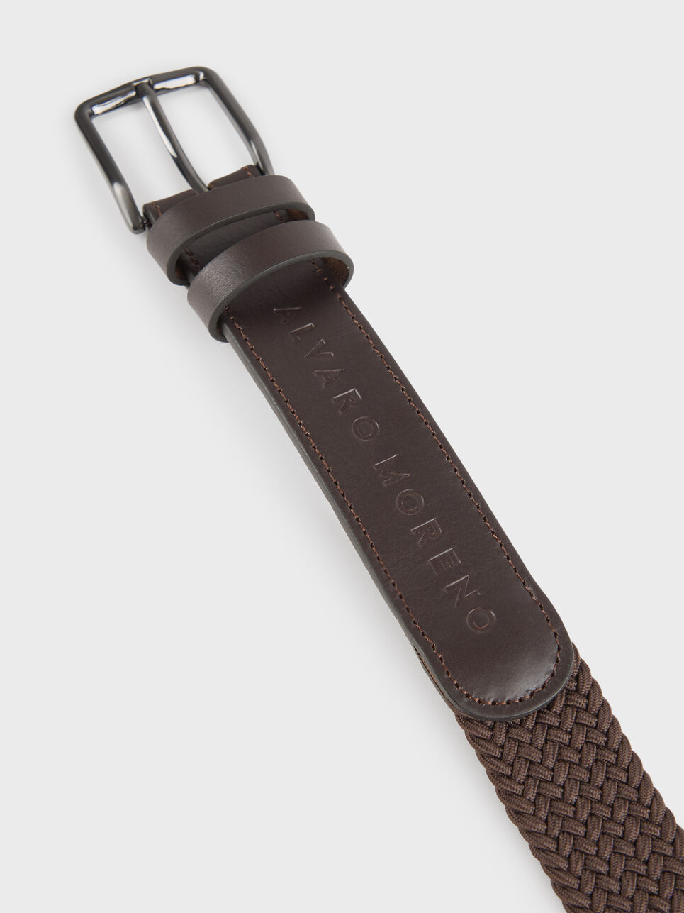 CINTURON TRENZADO ELASTICO