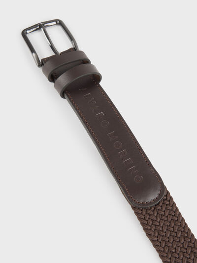 CINTURON TRENZADO ELASTICO