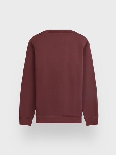 SUDADERA BASICA BURDEOS