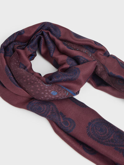 FOULARD PRINT BURDEOS