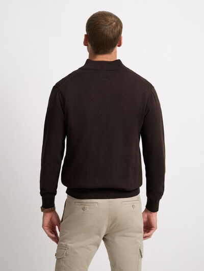 JERSEY BUTTON COLLAR