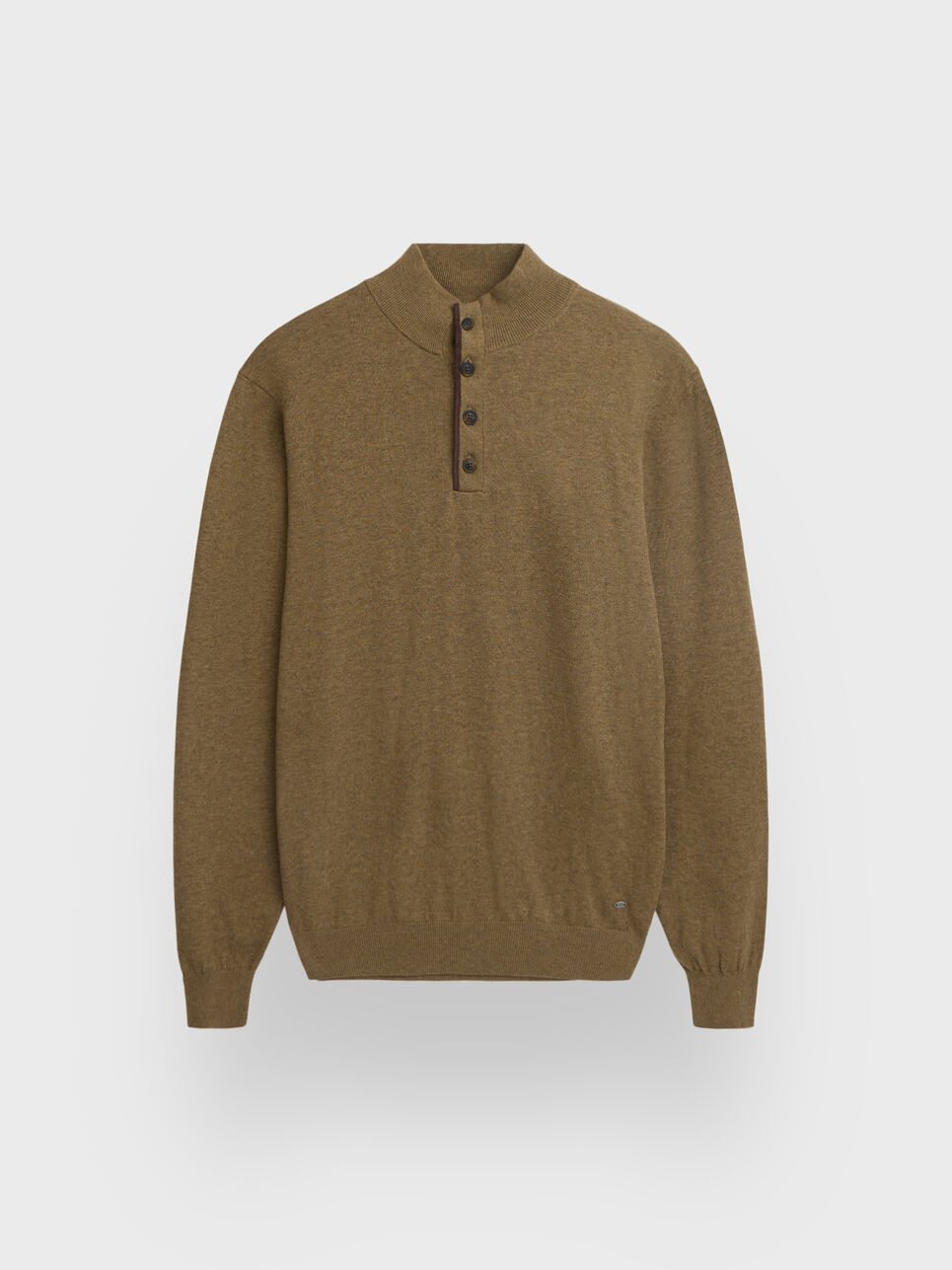 JERSEY BUTTON COLLAR