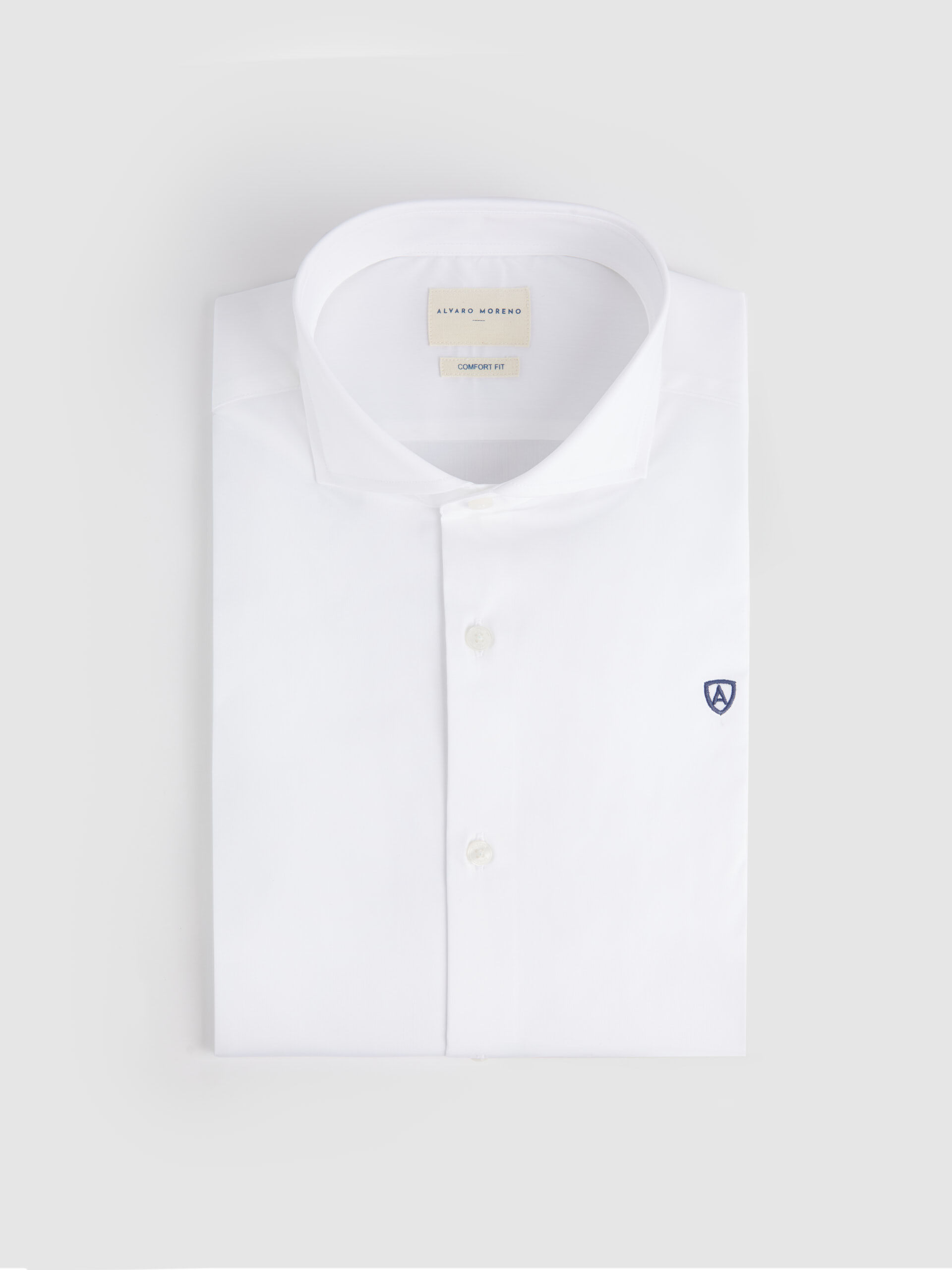 CAMISA COMFORT FIL A FIL BLANCO