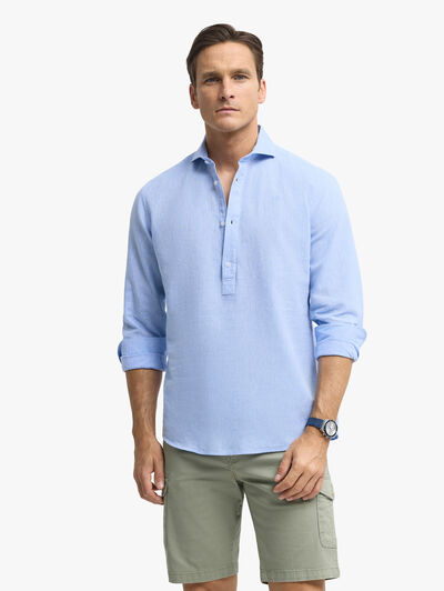 POLERA LINO JACK AZUL