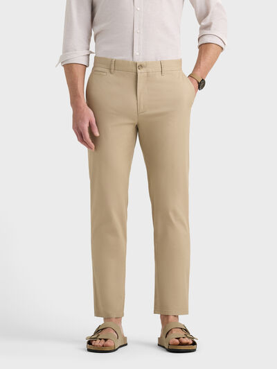 PANTALON OBLIQUE CAMEL
