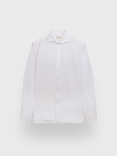 CAMISA OXFORD DYE TIE COLLAR BLANCO
