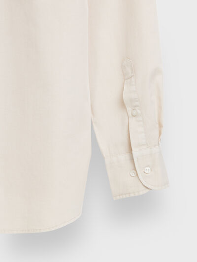 CAMISA POPELIN DYE CRUDO
