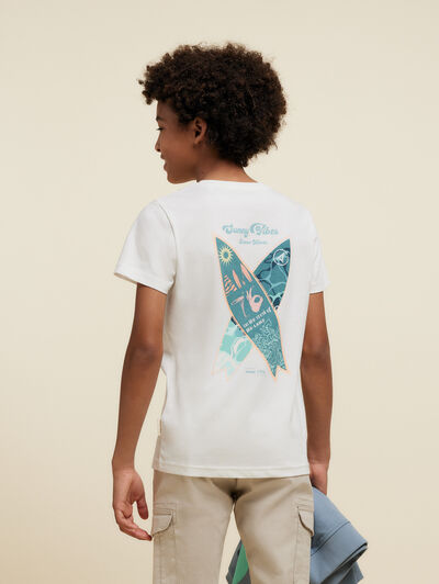 CAMISETA VIBES KIDS BLANCO