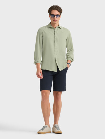 CAMISA TENCEL VERDE