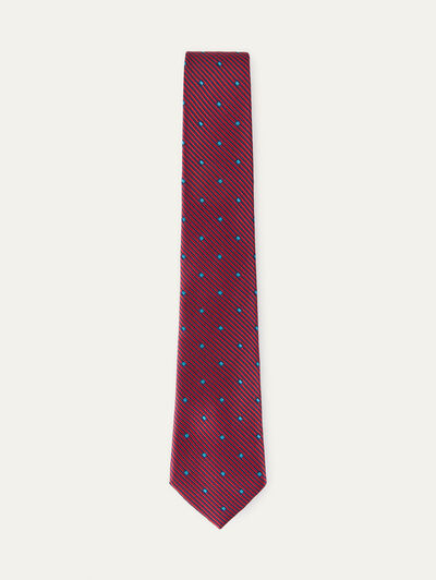 CORBATA JACQUARD MF ROJO
