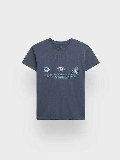CAMISETA POTENTIAL KIDS AZUL MARINO