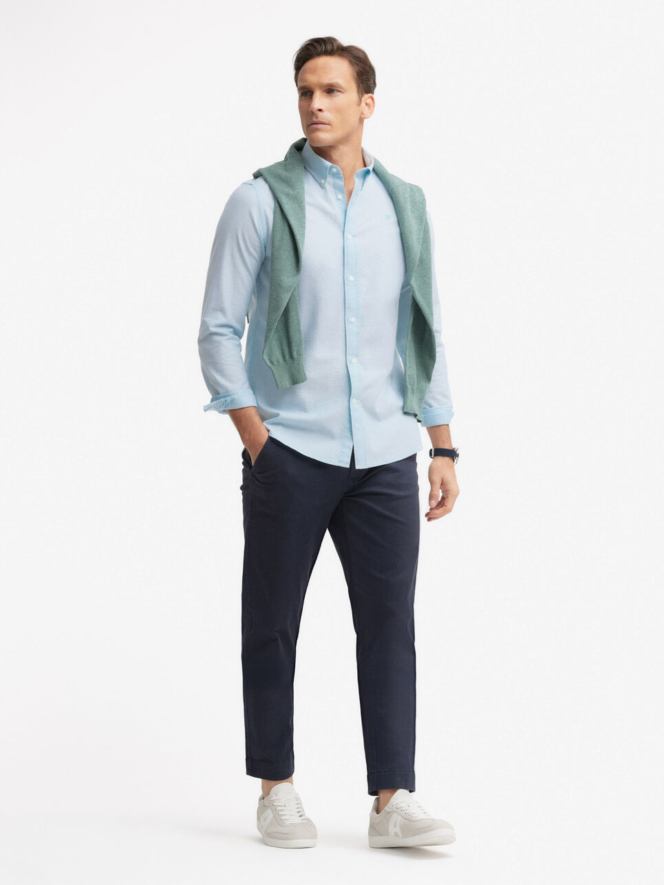 CAMISA OXFORD MIL RAYAS