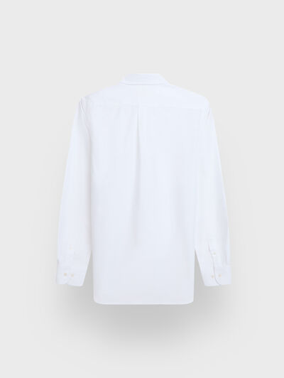 CAMISA OXFORD POCKET BLANCO