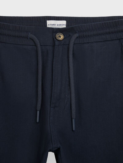 BERMUDA CARGO CORDON AZUL MARINO