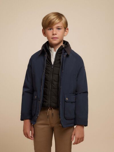 PARKA TIM KIDS AZUL MARINO