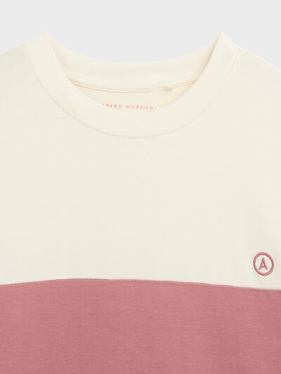CAMISETA STRIPES ROJO