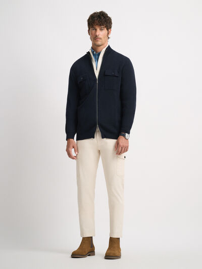 CARDIGAN BRAM AZUL MARINO