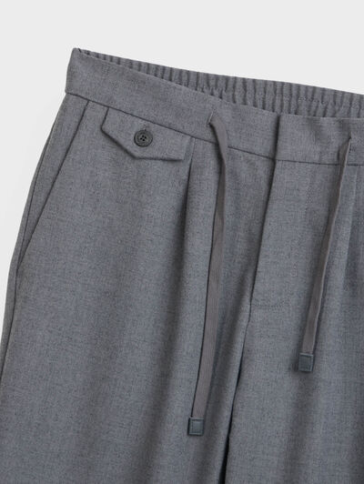 PANTALON FRANELA GRIS