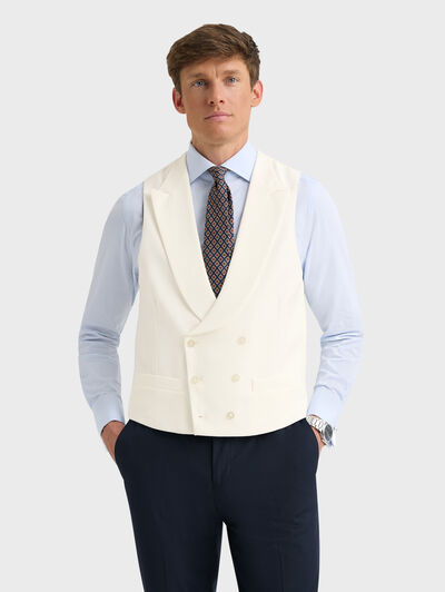 CHALECO PANAMA BLANCO