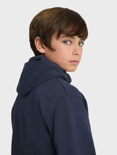 SUDADERA NELSON KIDS AZUL MARINO