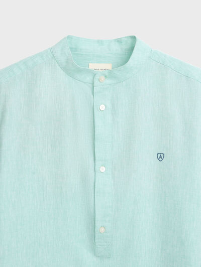 POLERA LINO MAO VERDE