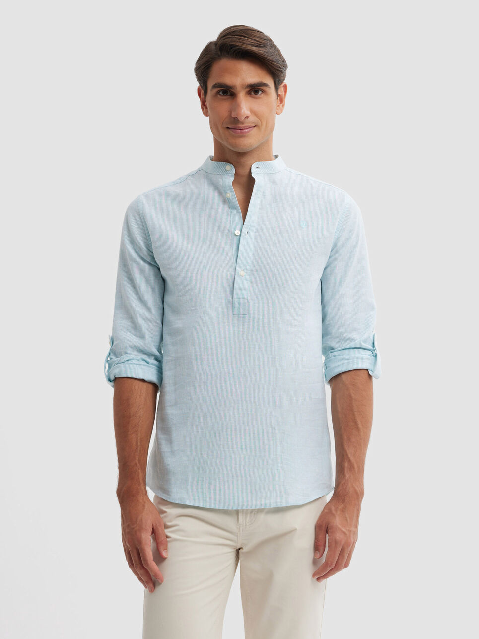 POLERA LINO RAYAS MAO