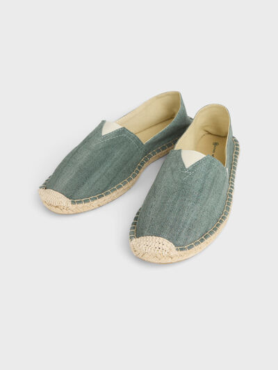 ESPADRILLES LINEN VERDE