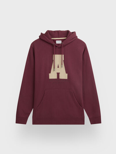 SUDADERA MOMENT BURDEOS