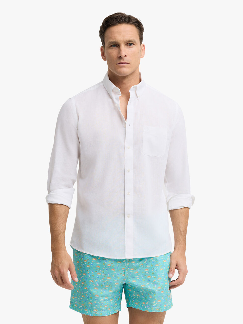 CAMISA LINO BOLSILLO