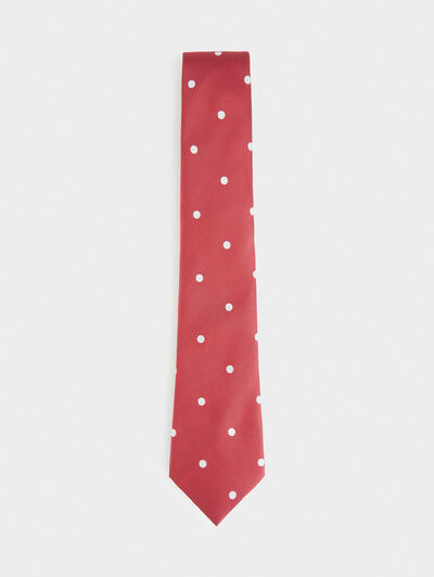 CORBATA JACQUARD MF ROJO