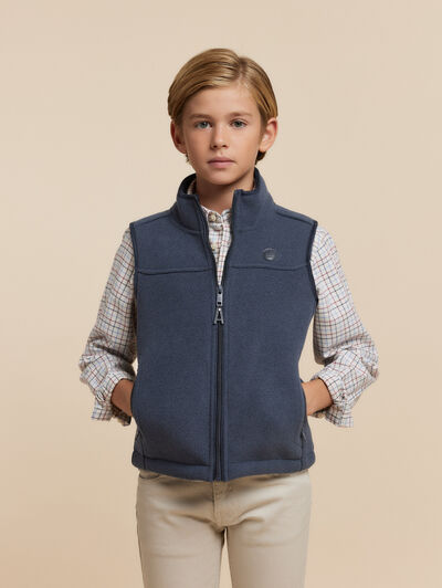 CHALECO SIERRA KIDS AZUL