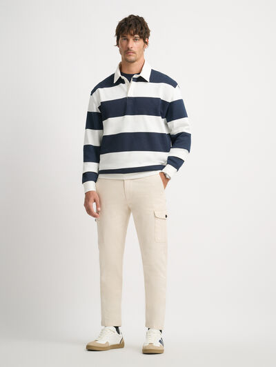 SUDADERA POLO BLANCO