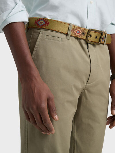 PANTALON OBLIQUE VERDE