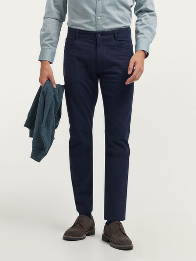 PANTALON ESTRUCTURA AZUL MARINO